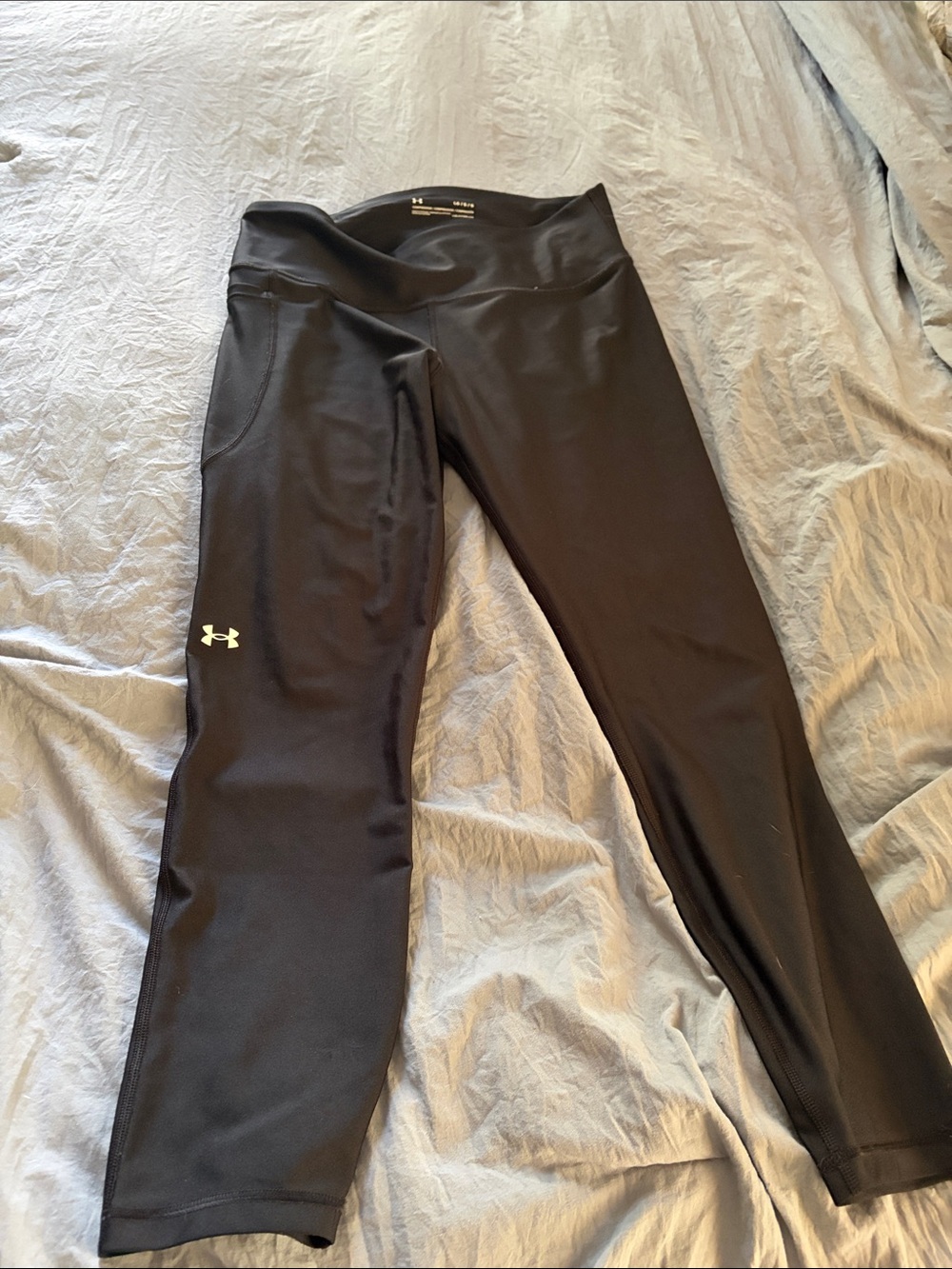 Under Armour Black Workout Leggings with Logo